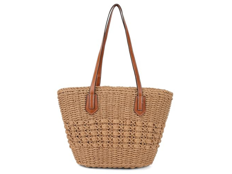 Dramatic Straw Bag Chop Bagging Bohemian Designer Children Boho Big 2 Pack Purse