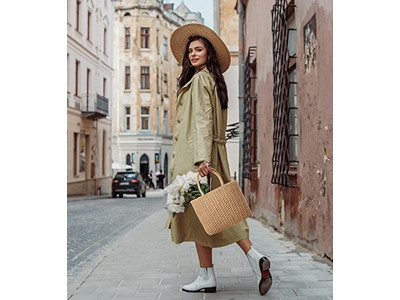 Summer New Straw Bag Basket Handbag Bamboo Semicircle Bags For Woman Beach Text